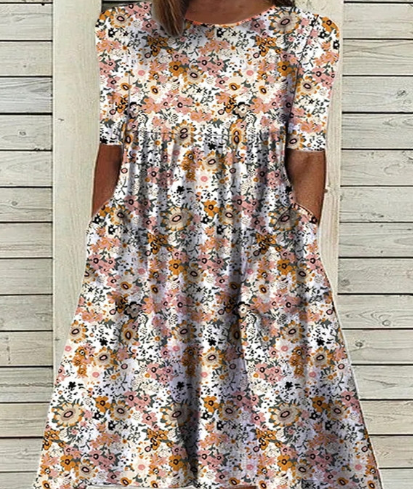 Vestido floral veraneio