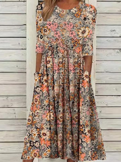 Vestido floral veraneio