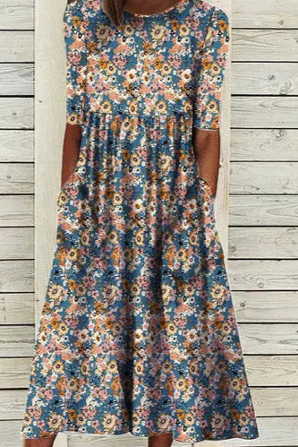 Vestido floral veraneio